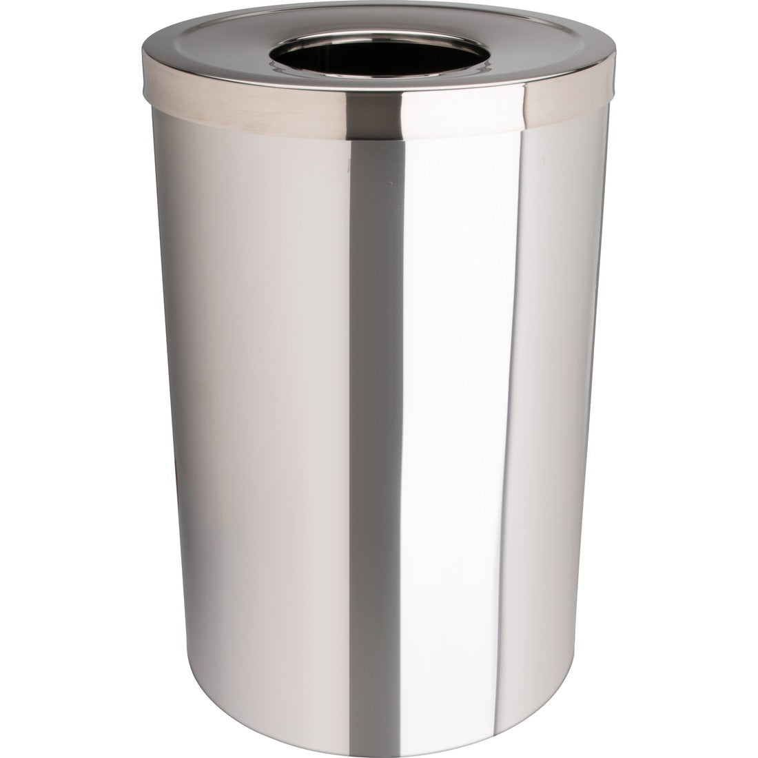 Genuine Joe 30 Gallon Stainless Steel Trash Receptacle