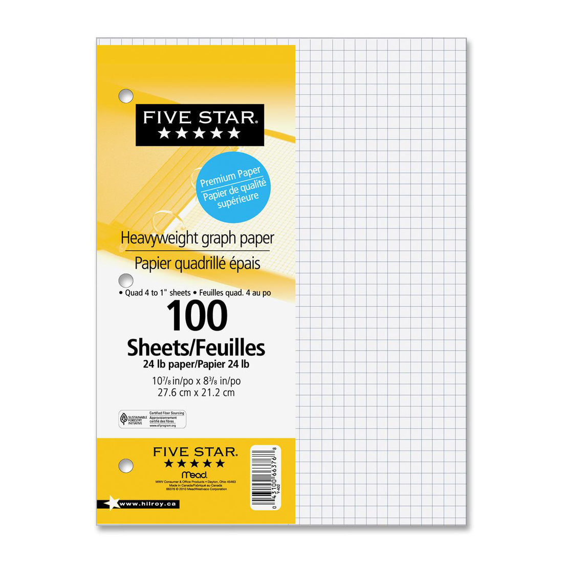 Hilroy Loose-Leaf Refill Paper