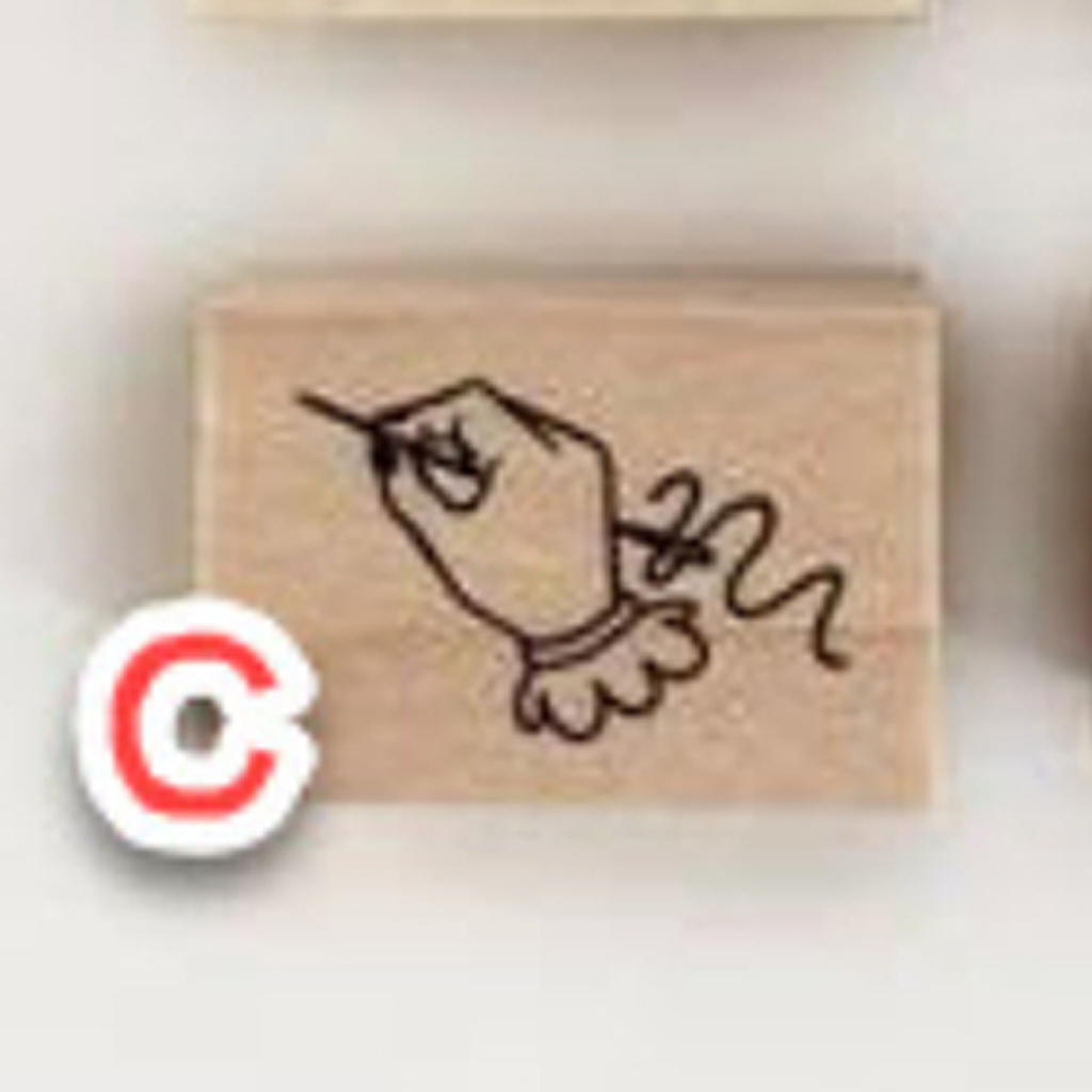 Knoopworks Rubber Stamp - Sewing Hand C