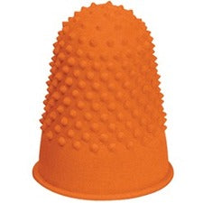 Offix Finger Tip - Extra Large Size - Rubber - Orange - 12 / Pack