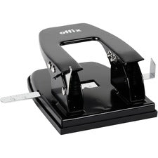 Offix Manual Two(2) Hole Punch - 24 Sheet Capacity - Metal