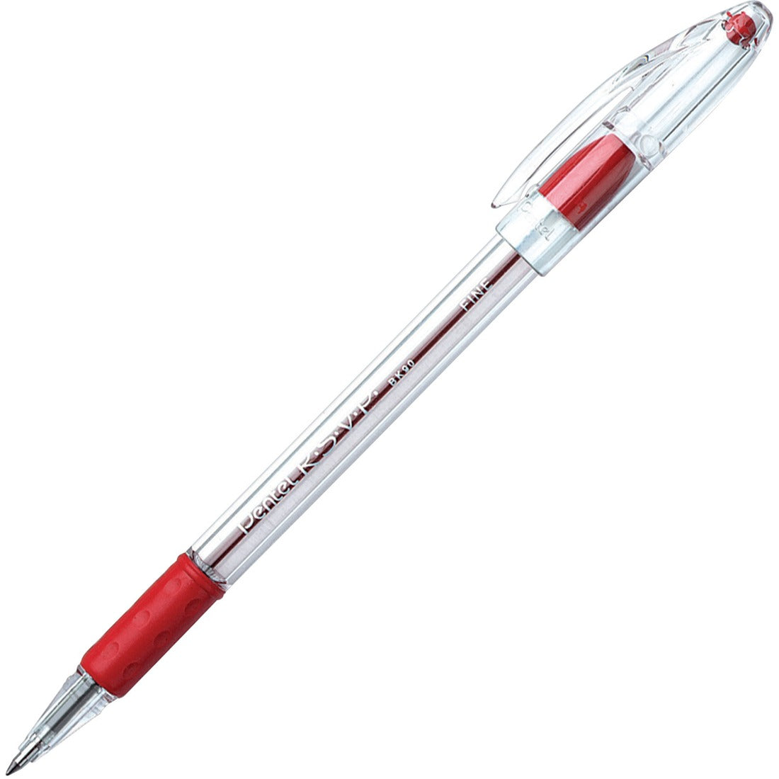 Pentel R.S.V.P. Ballpoint Stick Pens - 0.7mm Fine - RED - 1 each