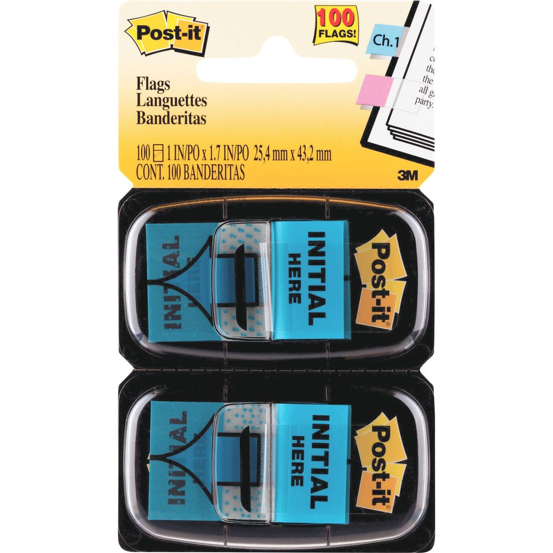 Post-it® Message Flags - 2 Dispensers