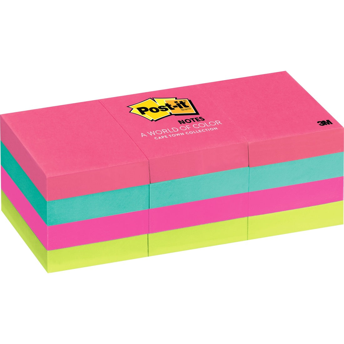 Post-it® Notes Original Notepads - Cape Town Color Collection