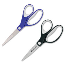 Scissors, Straight, 7", Softhandle, Blue