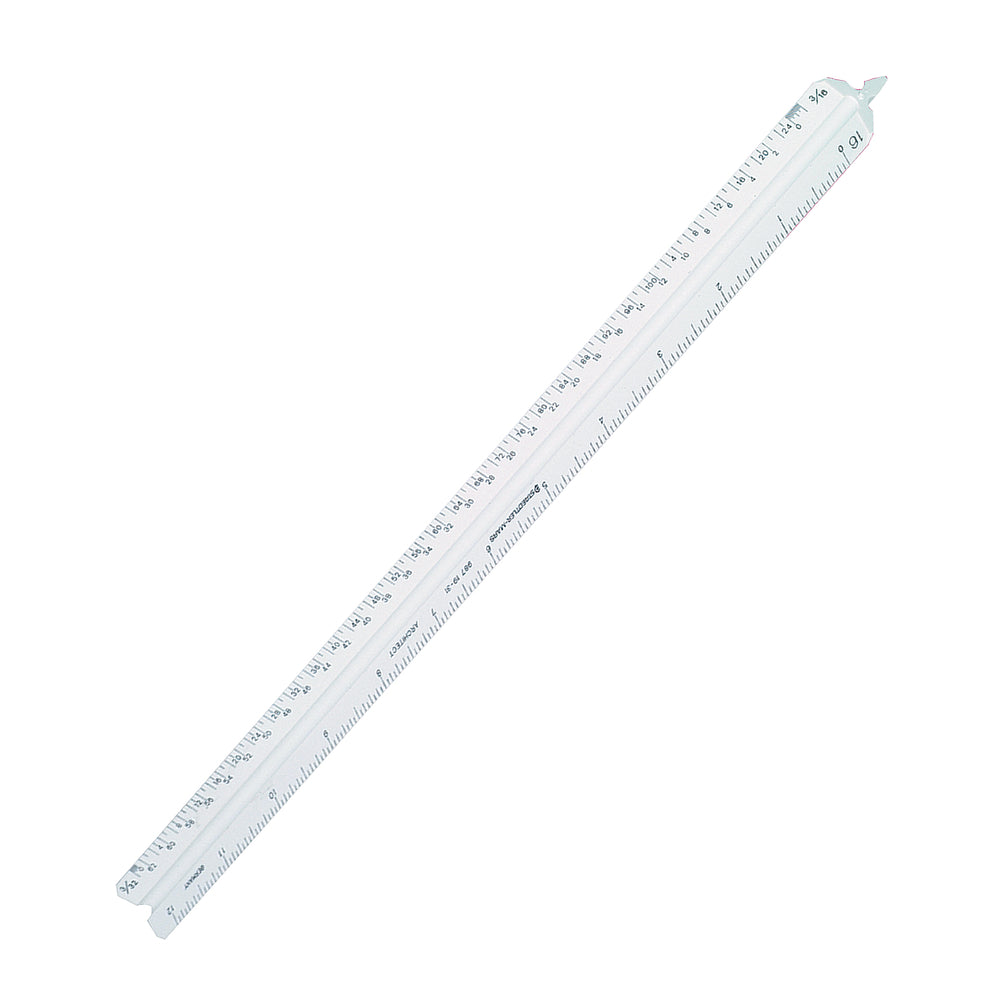 STAEDTLER Scale - Triangular - Ruled - 12" (98719-S1BK)
