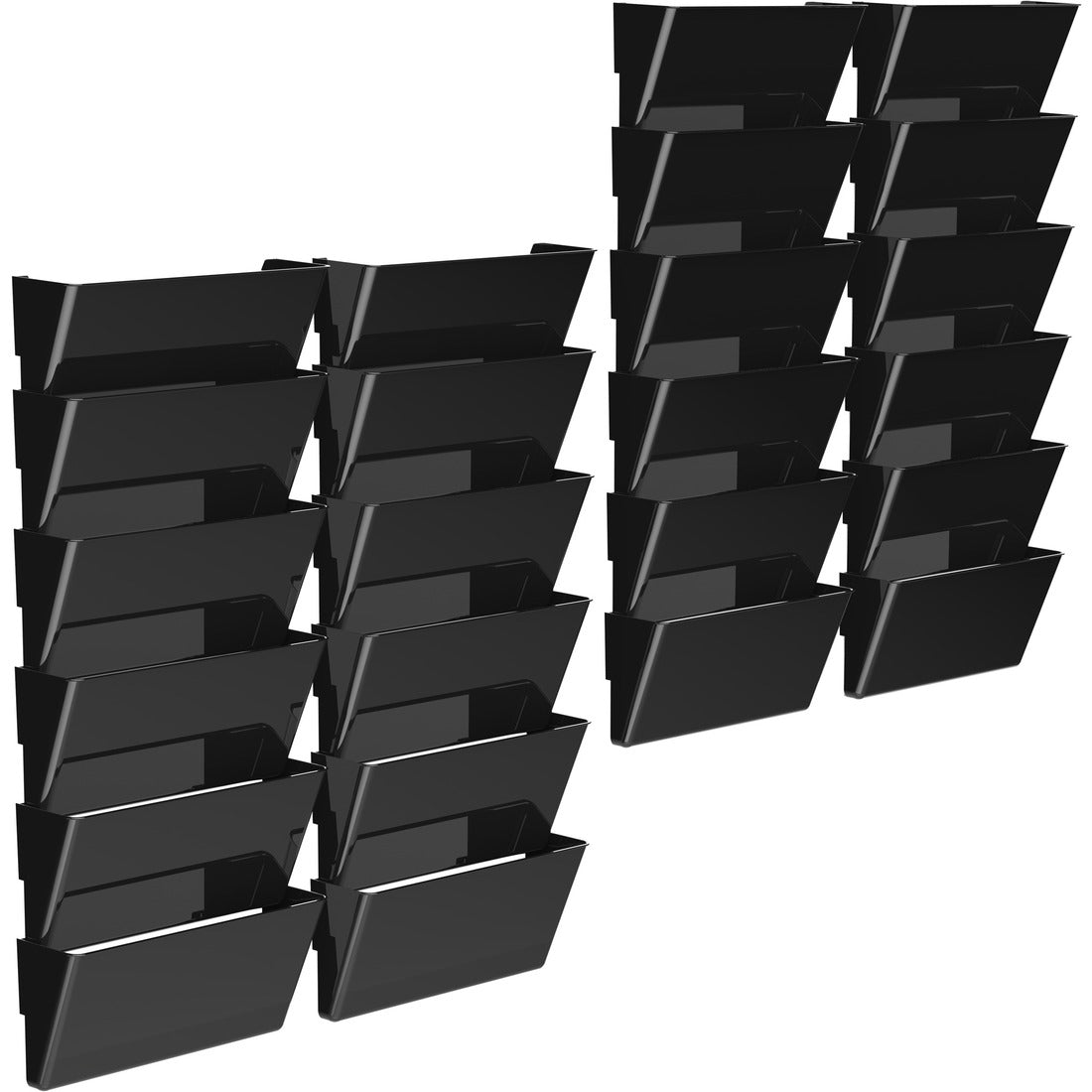 Storex Snap and Stack Wall Pockets Files, Legal 7H" x 4W" x 16D"