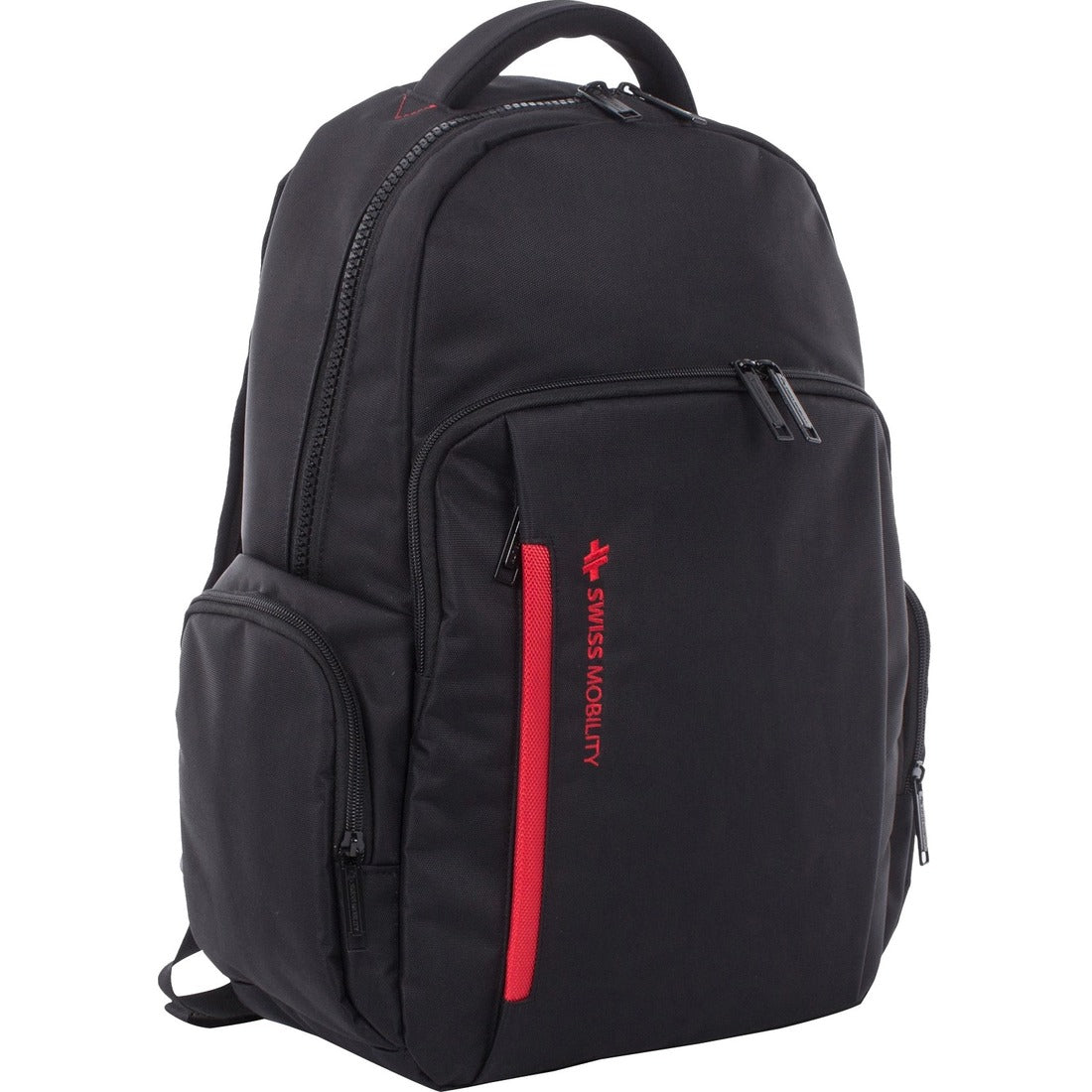 Swiss Mobility Carrying Case (Backpack) for 15.6" Computer, Accessories - Black
