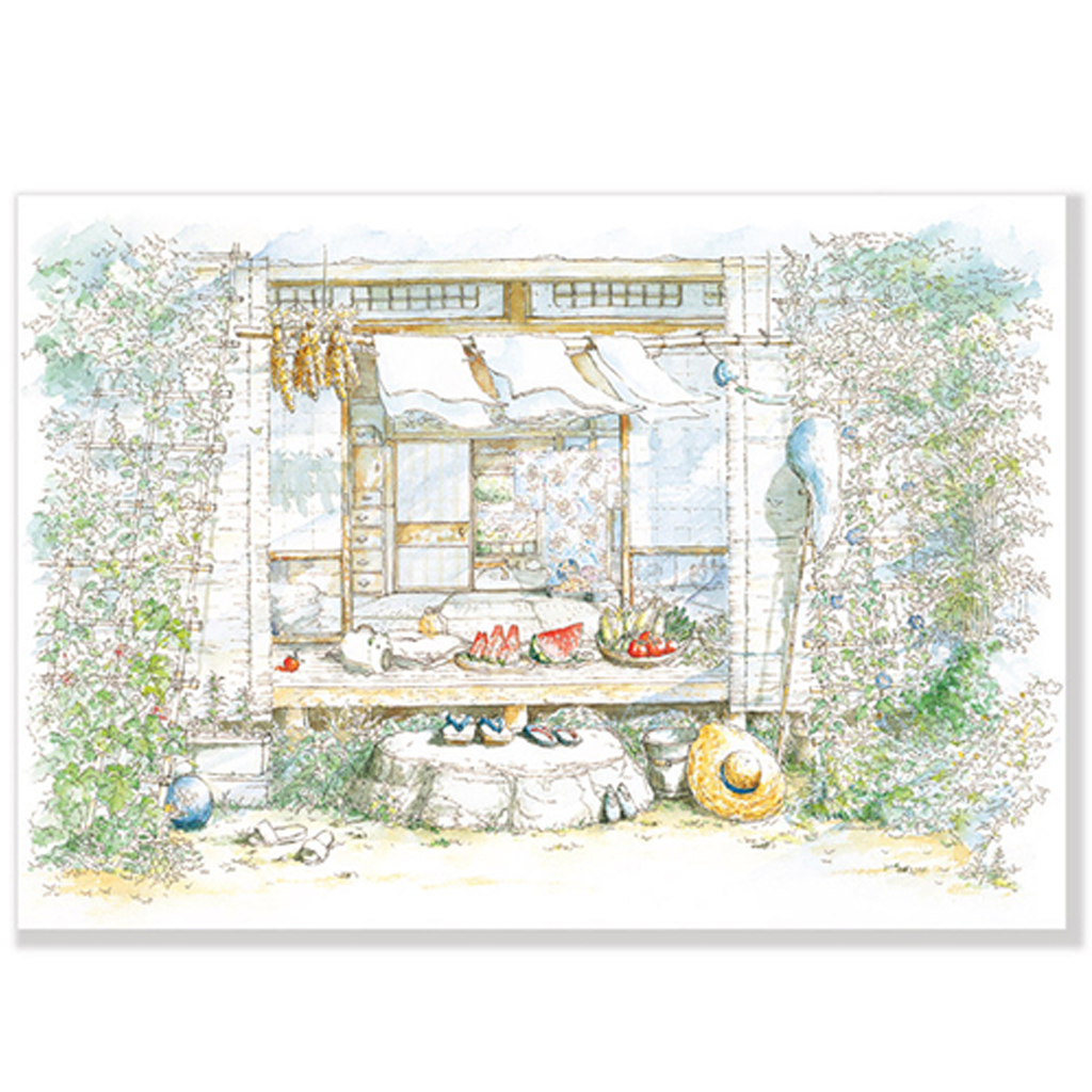 Active Corporation Summer Pattern Shinya Uchida Postcard Festival Day