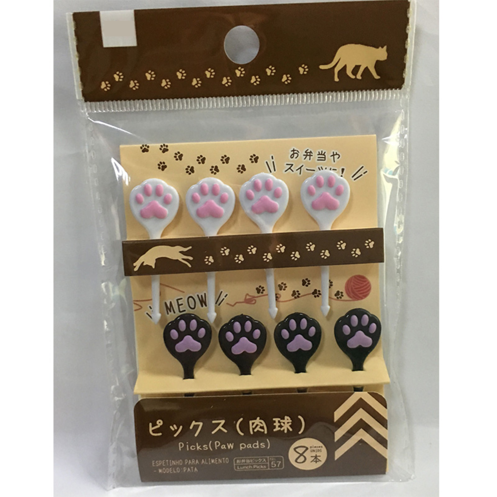 Bento Making Supplies Picks Paw Pads