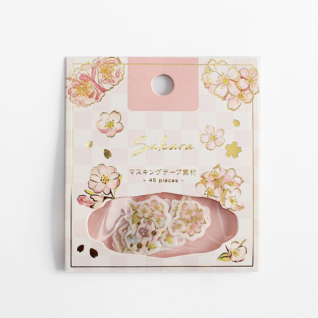 BGM Flake Sticker Sakura Monogatari