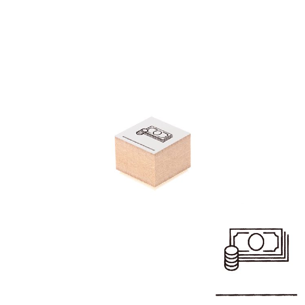 Delfonics Rubber Stamp - Money