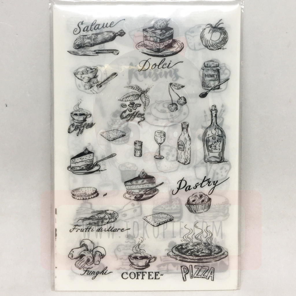 Food Court Decorative Sticker