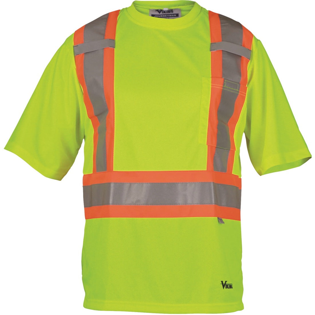 Viking Journeyman Safety T-Shirt Large Lime Green