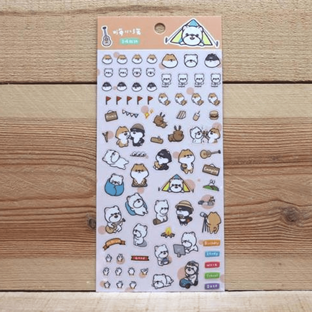 Ethos Calendar Transparent Sticker Camping