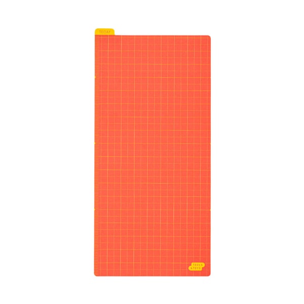 Hobonichi Pencil Board For Weeks (Warm Red x Yellow)