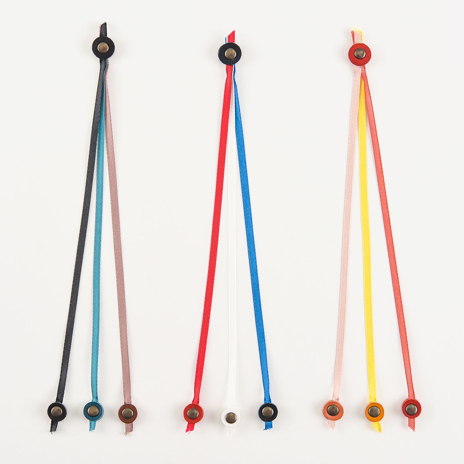 Hobonichi Rivet Bookmark Connesso Tri-Color for Cousin A6Blue-White-Red