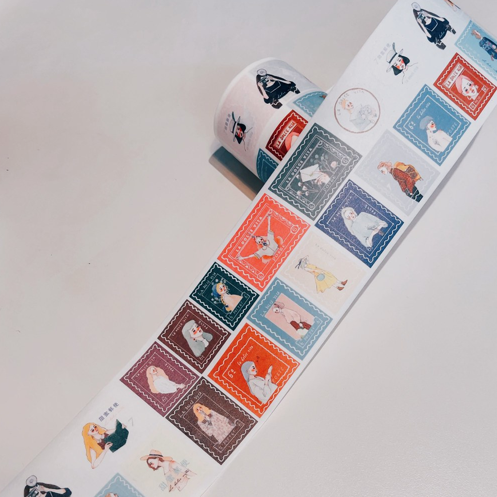La Dolce Vita Sweet Mail Washi Tape Roll