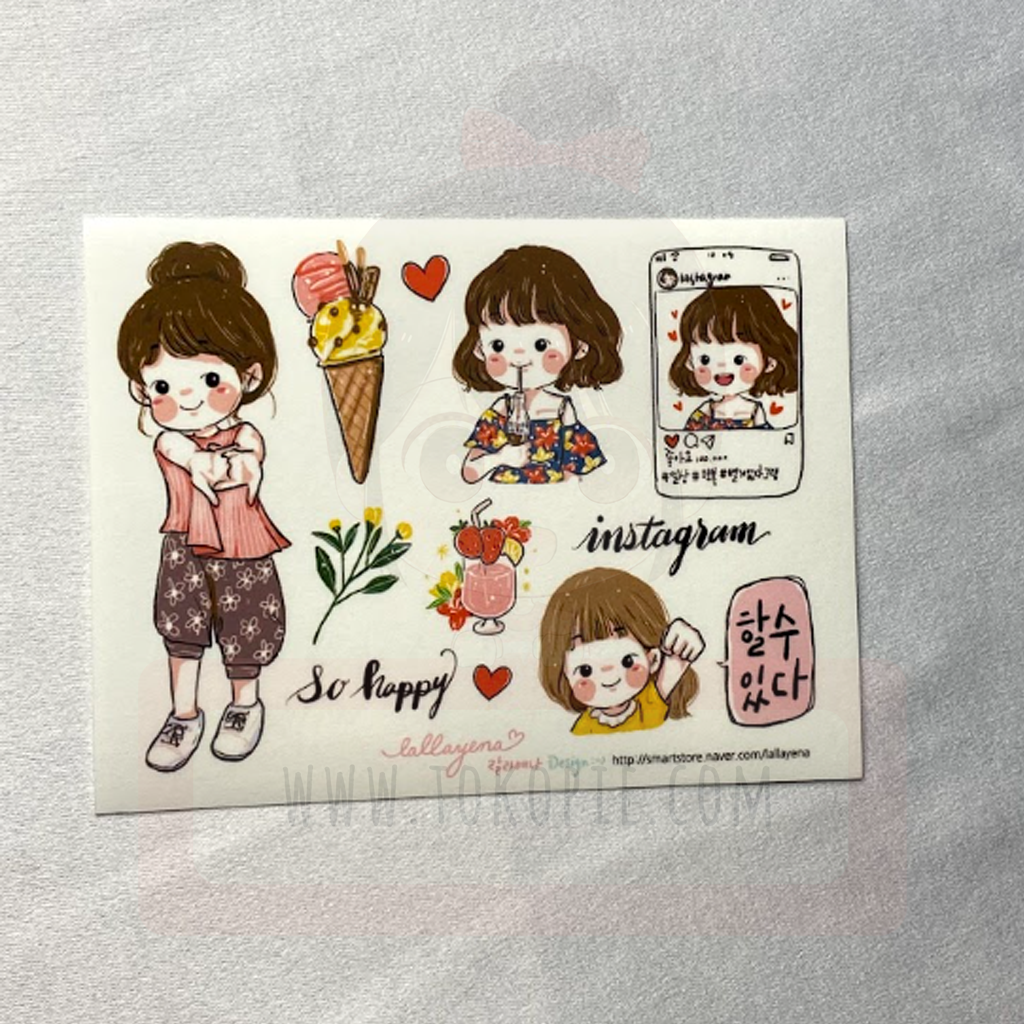 Lallayena Decoration Sticker - So Happy