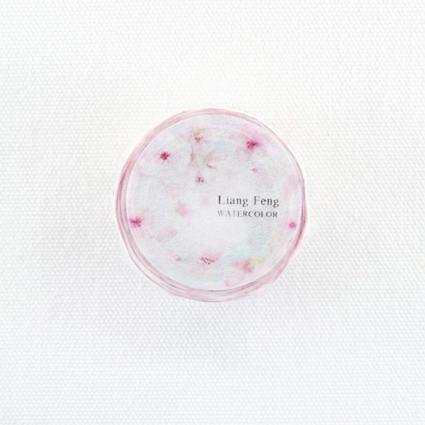 Liang Feng Watercolor Masking Tape - Cherry Blossoms