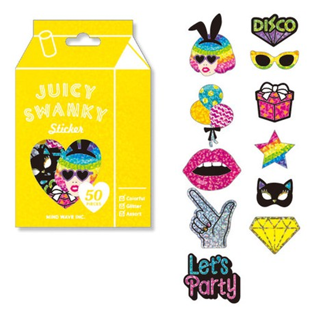Mind Wave Juicy Swanky Party Flake Sticker