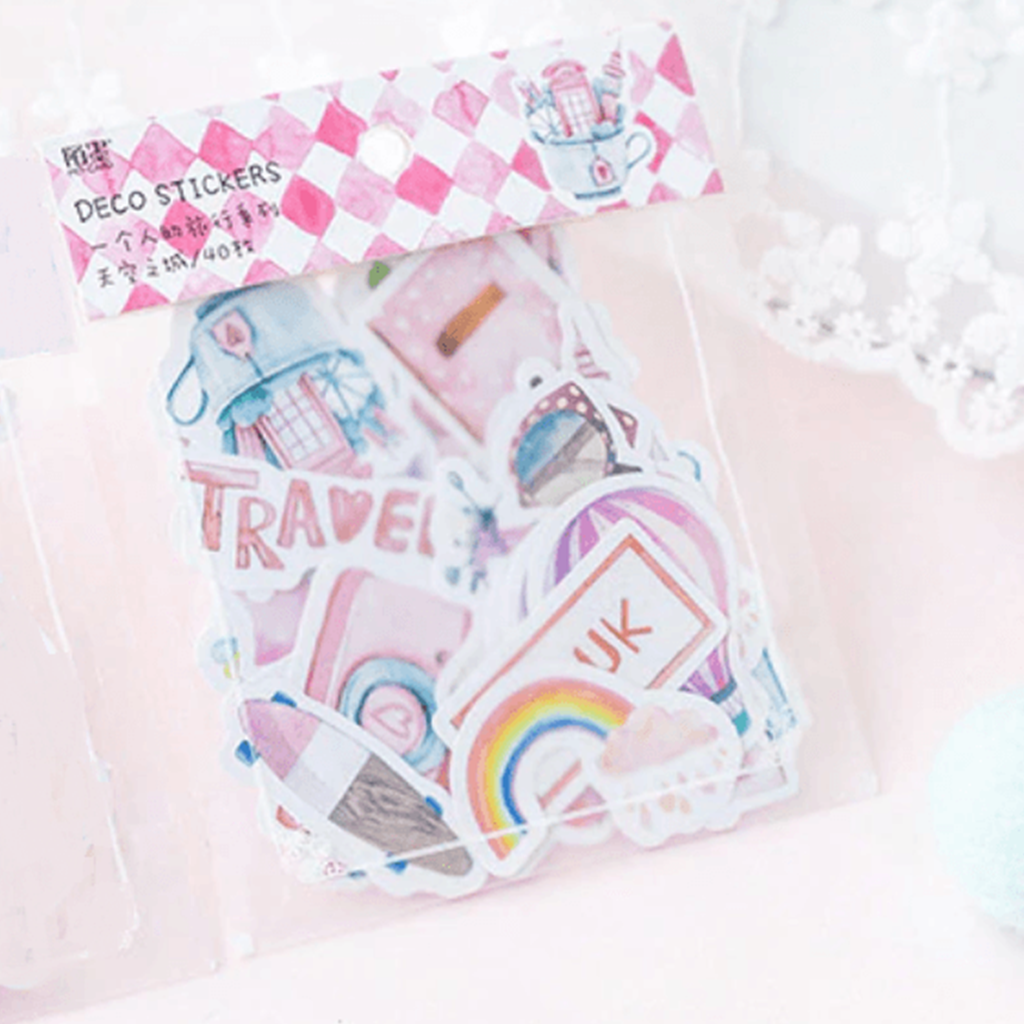 Mo.Card Travel Deco Stickers