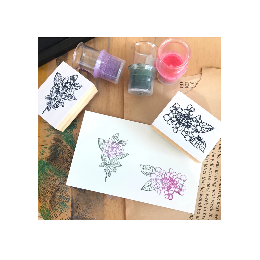 Rubber Stamp Oola Happy Stationery - HydrangeaA
