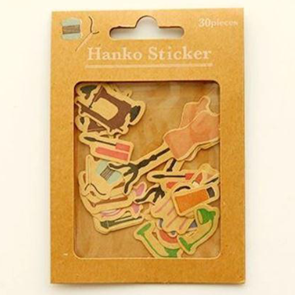 S & C Hanko Flake Sticker Interior