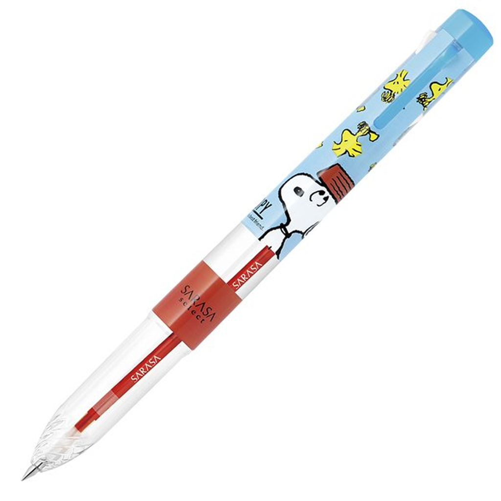 Sarasa Select 5 Color Holder Barrel SnoopyLight Blue