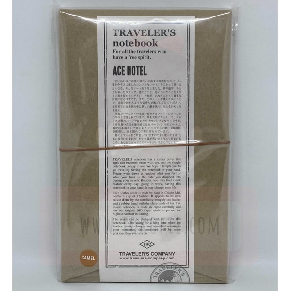 Traveler's Factory X Ace Hotel 2017 Notebook Regular Size Camel