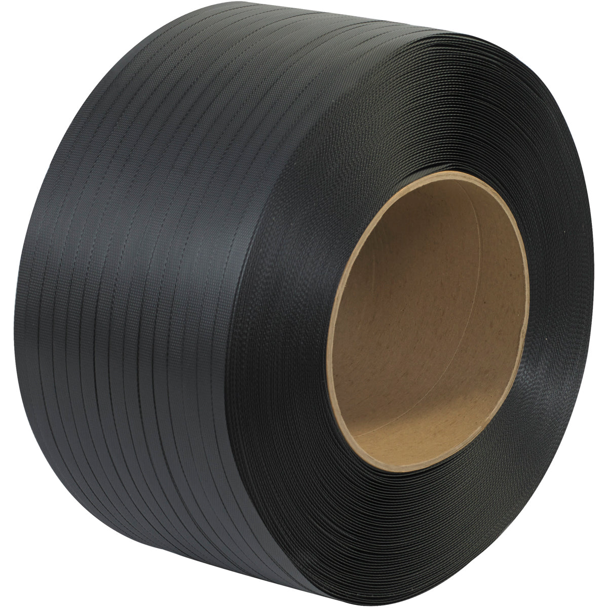 1/2" x .026 500# (9x8) Polypropylene Strap 6,600 Feet BLACK
