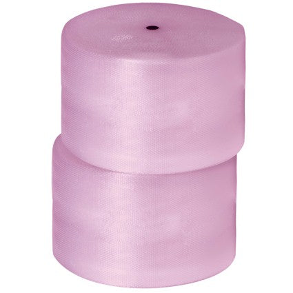 1/2" x 48" Slit @ 24" (two 24" x 250 Feet rolls) Anti-Static Bubble - Perforated 2/Bundle