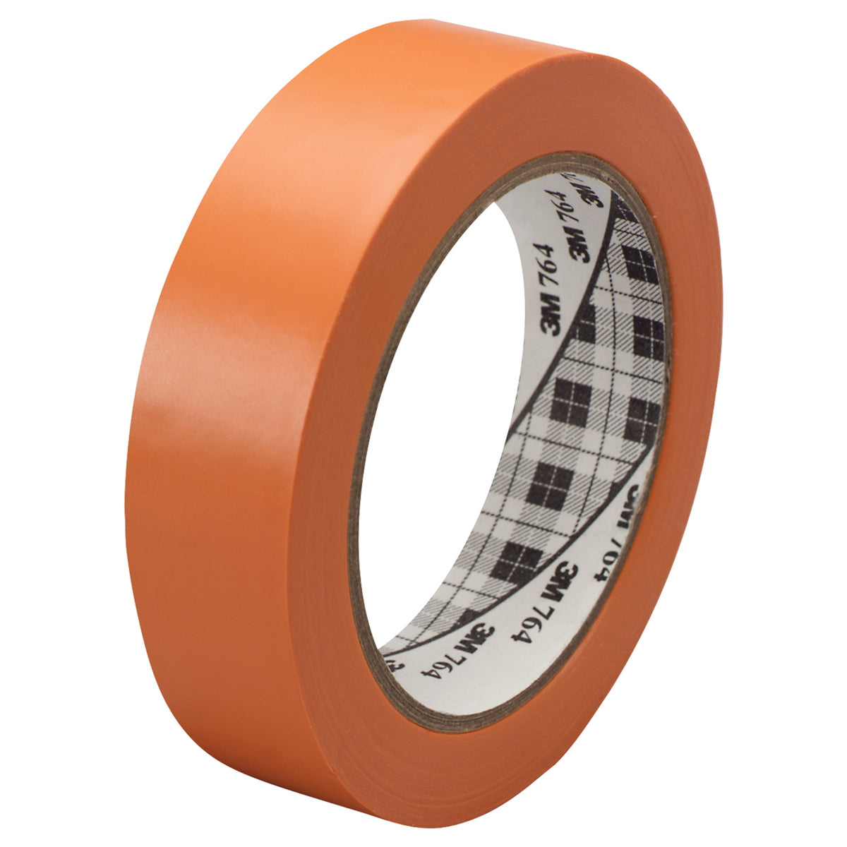 1" x 36 yds. Orange 3M 764 Vinyl Tape 6/Case