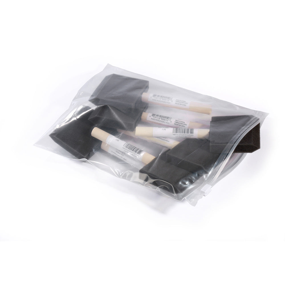 10 x 7 (3 mil) Slider Grip Reclosable Poly Bags - 100/Case