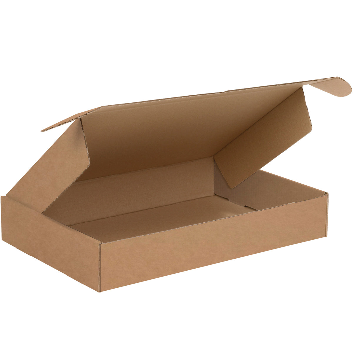 11 3/4 x 10 3/4 x 2 1/4 Brown Corrugated Deluxe Literature Mailers  50/Bundle