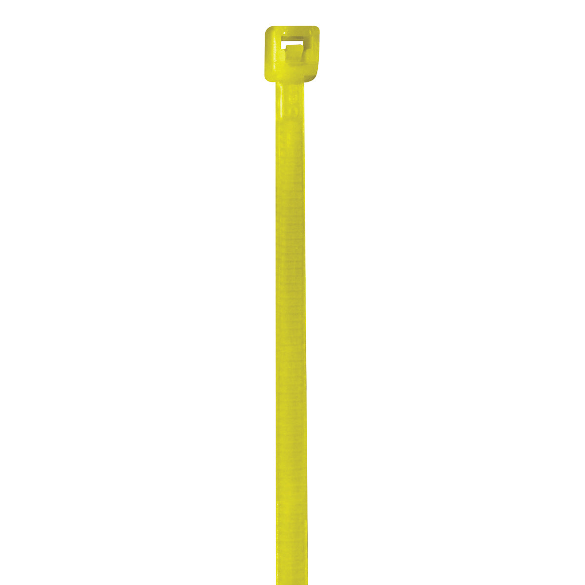 11" (50 lb Tensile) Fluorescent Yellow Cable Ties 1000/Case