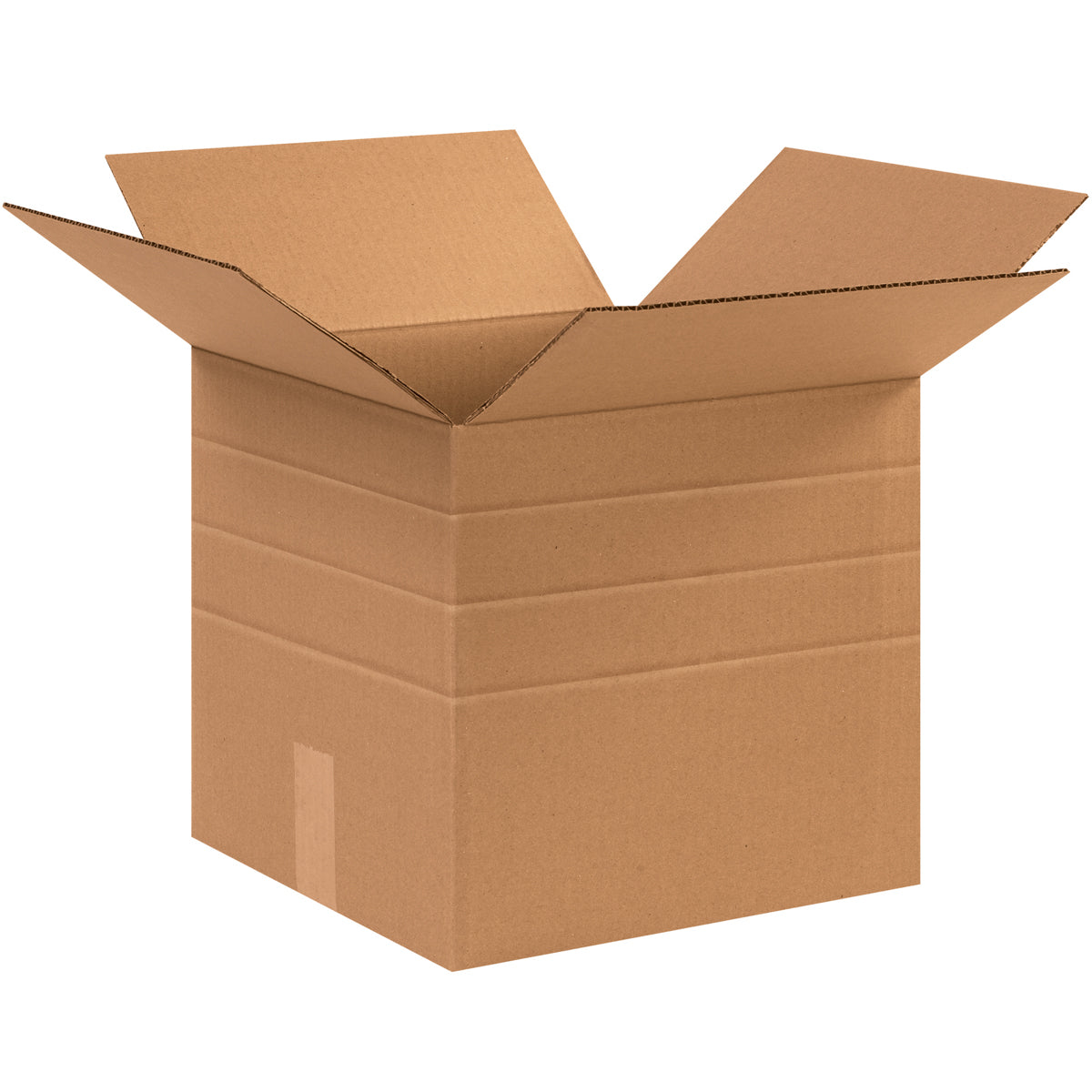 12 1/2 x 12 1/2 x 12 Multi Depth Corrugated Boxes  25/Bundle