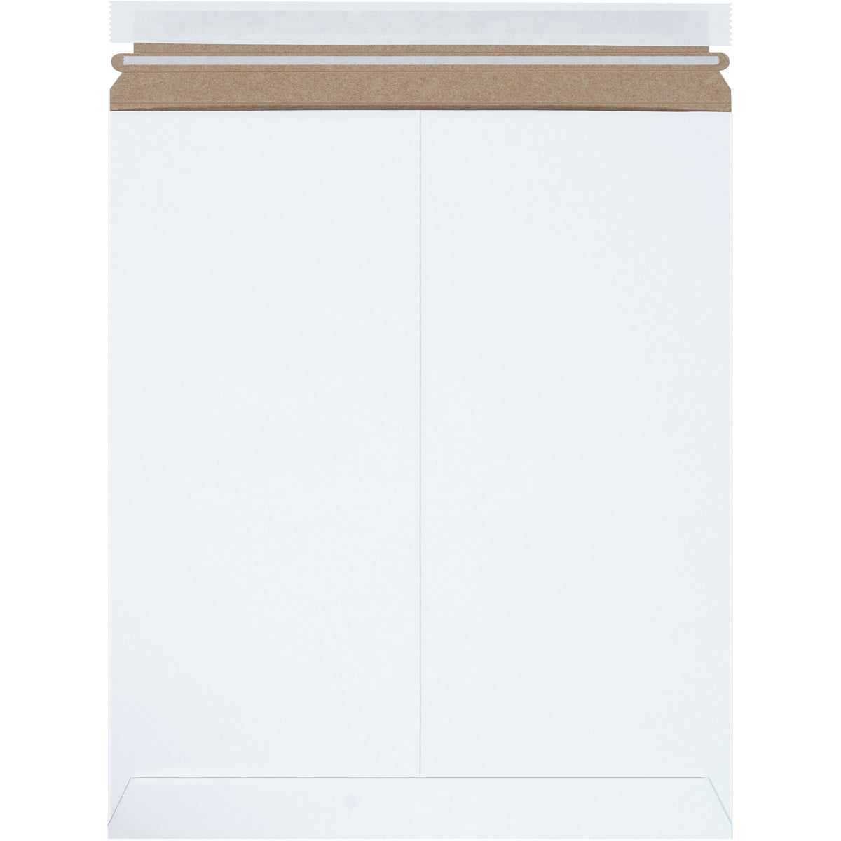 12 3/4 x 15 Self-Seal White Rigid Mailer 100/Case