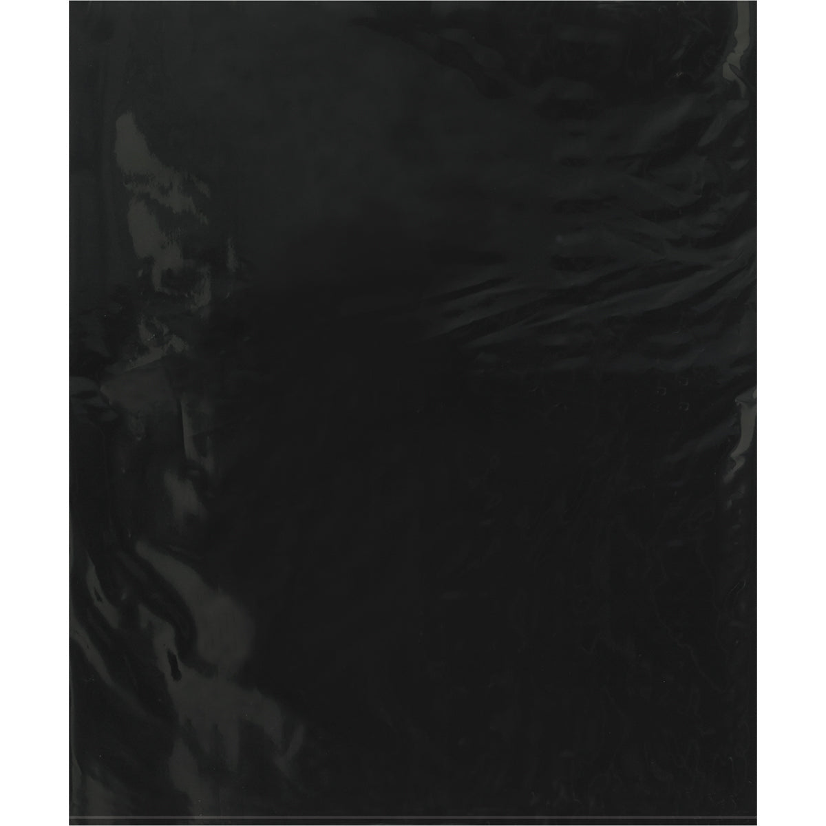 12 x 15 - 2 Mil Black Flat Poly Bags 1000/Case
