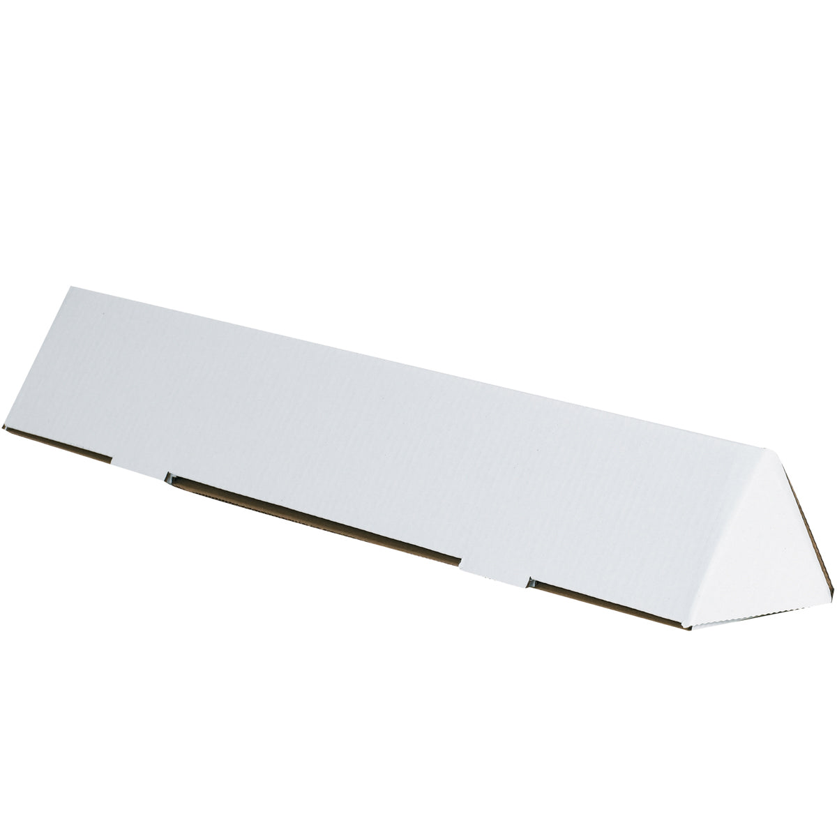 2 x 30 1/4 Triangular White Corrugated Mailing Tube 50/Bundle