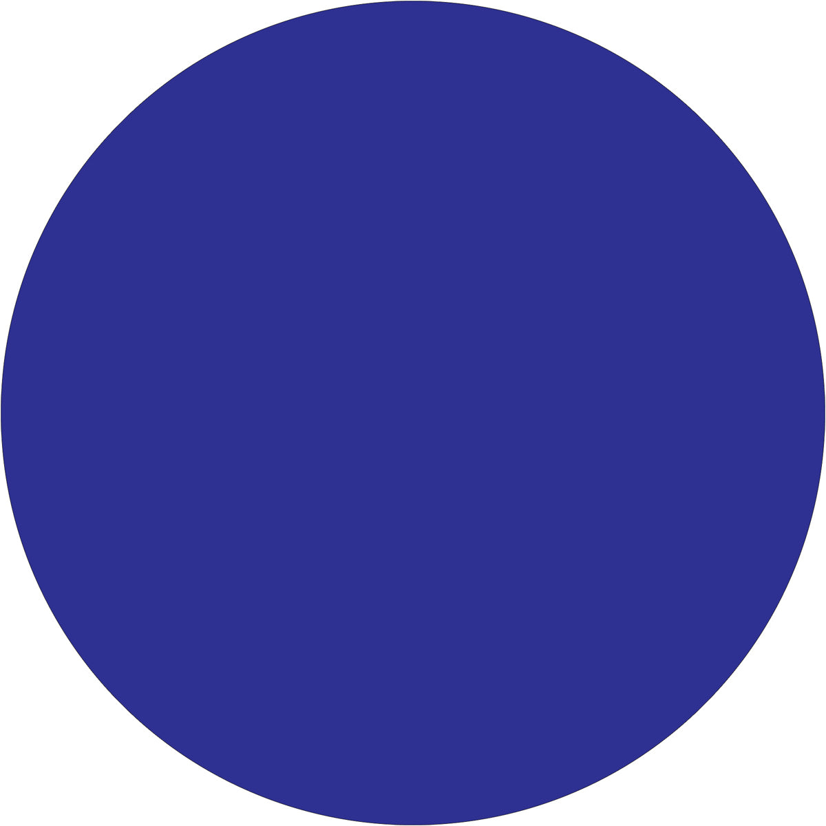 3/4" Dark Blue Inventory Circle Labels 500/Roll