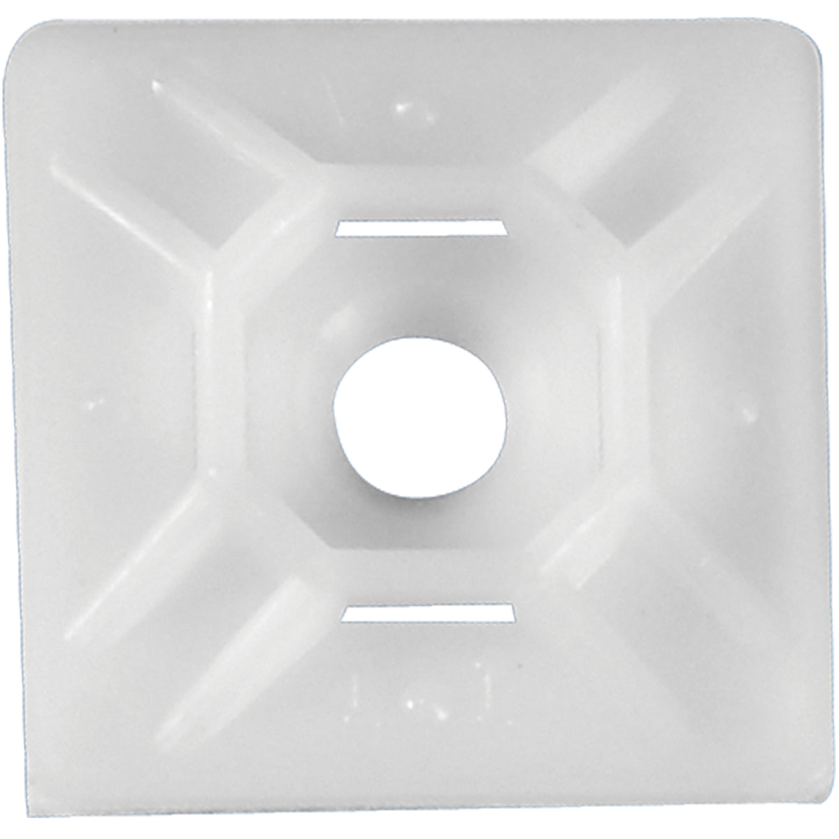 3/4 x 3/4 Natural Cable Tie Mounts 100/Case