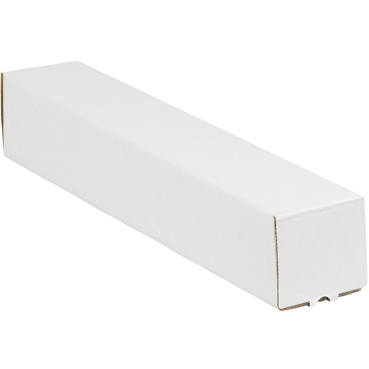 3 x 3 x 30 Square White Corrugated Mailing Tube 25/Bundle