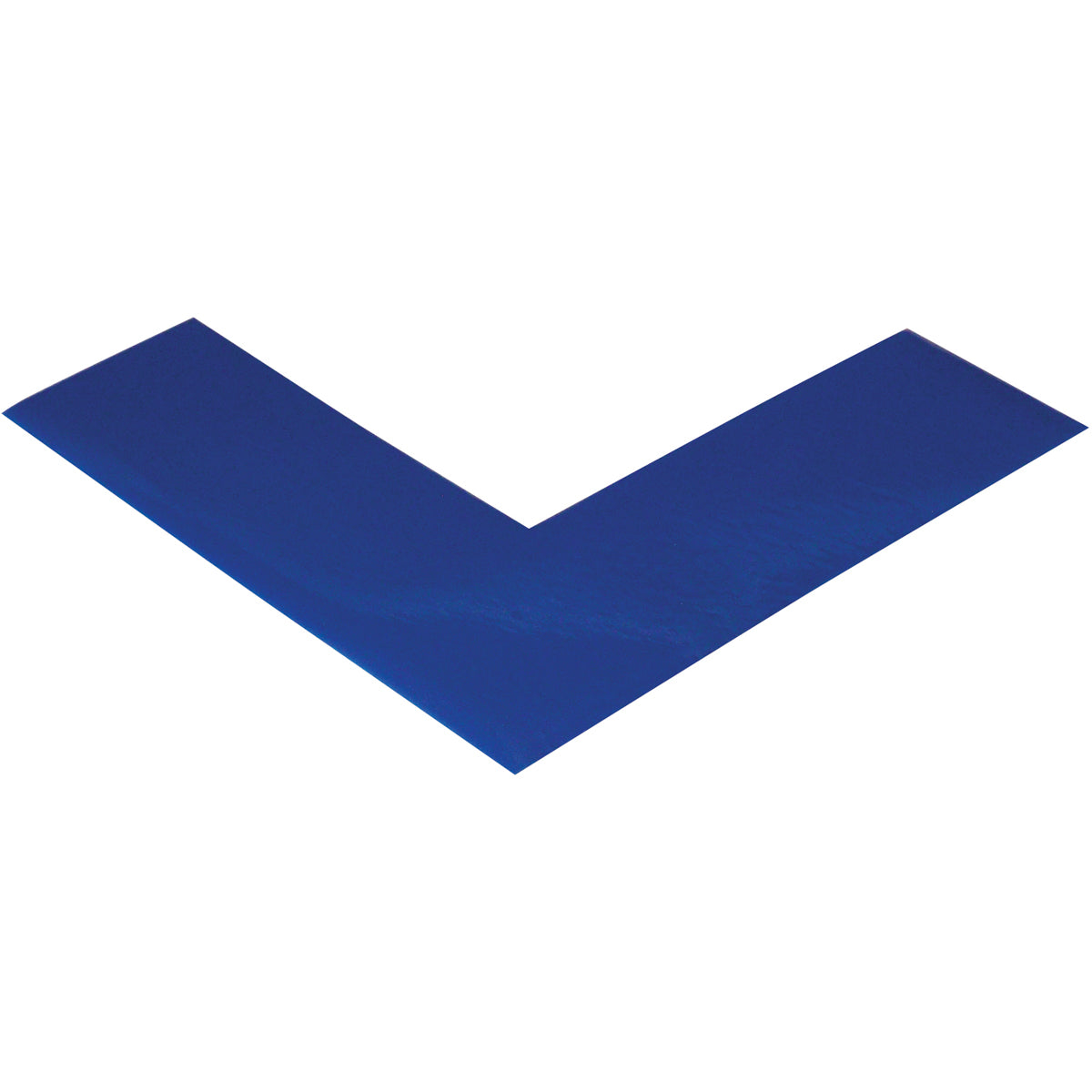 6" x 6" x 2" Blue Mighty Line Deluxe Safety Tape Angles 24/Case
