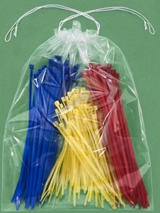 6 x 8 (2 mil) Clear Double Drawstring Bags 1000/Case
