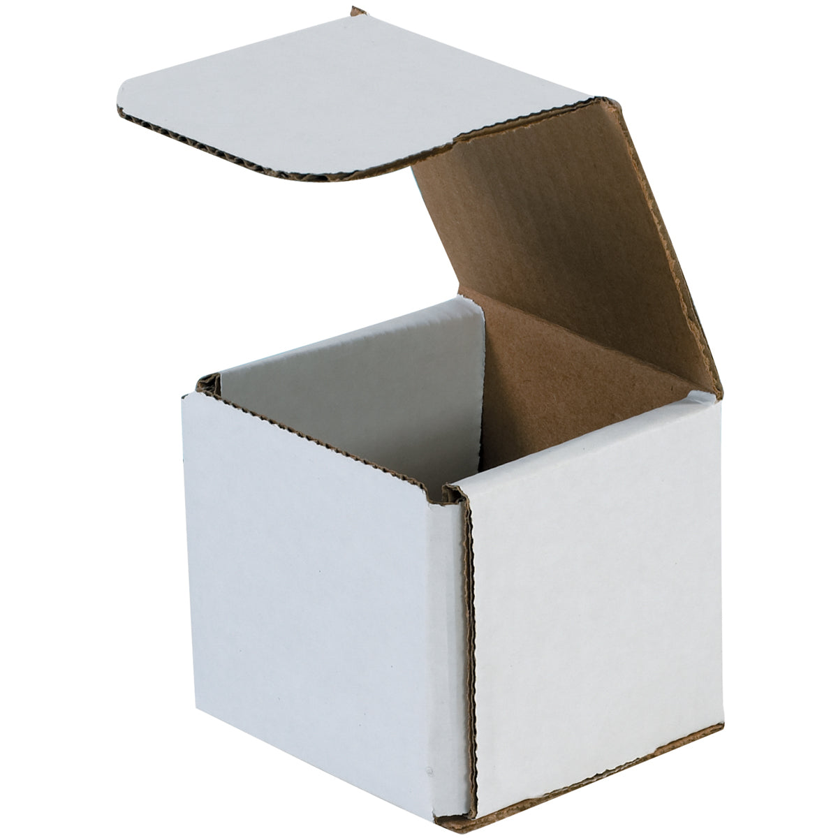 7 x 7 x 6 White Corrugated Mailers 50/Bundle