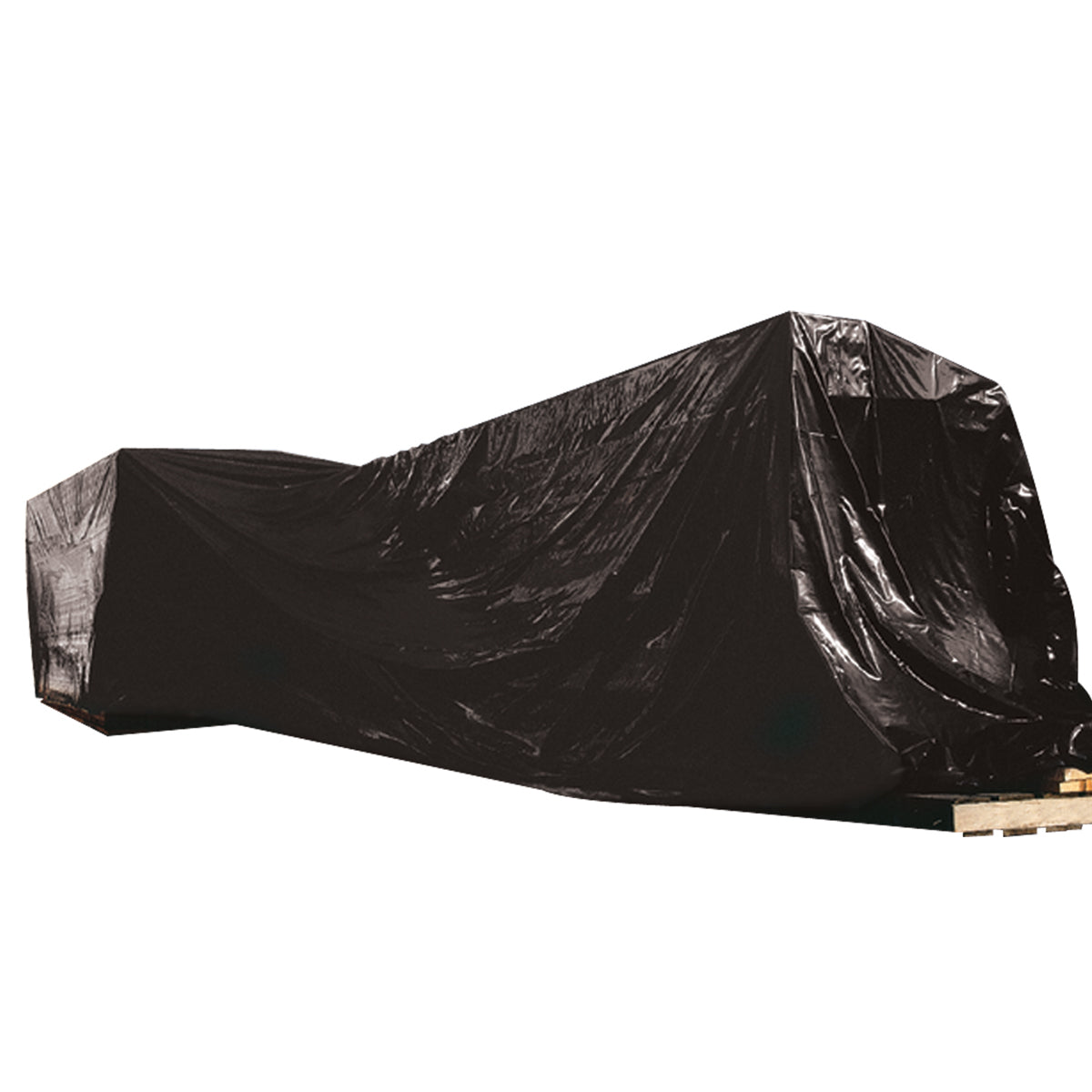 8 Feet x 100 Feet (6 mil) Black Poly Sheeting