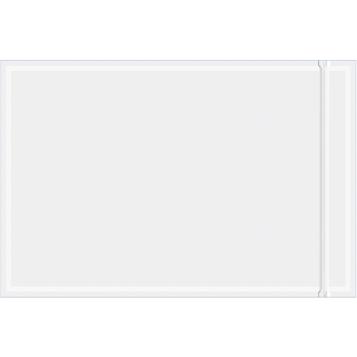 9 x 12 (2 mil) Reclosable Poly Bags w/ Adhesive Back 500/Case