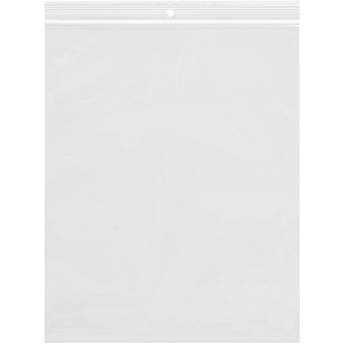 9 x 12 (2 mil) Reclosable Poly Bags With Hang Hole 1000/Case