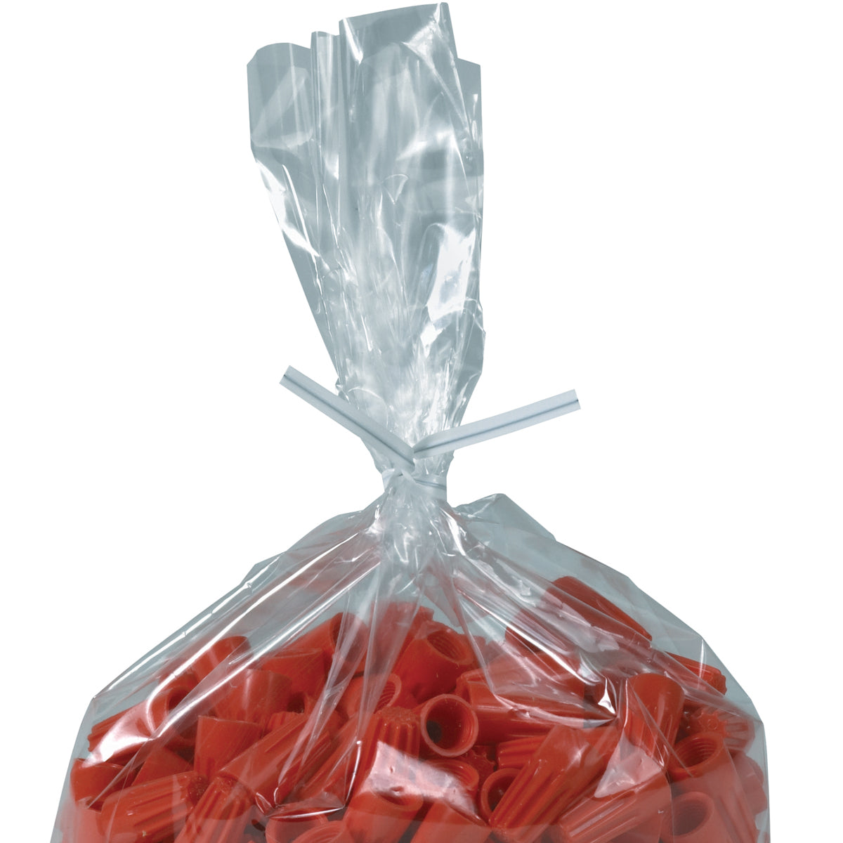 9 x 5/32 White Plastic Twist Ties 2000/Case